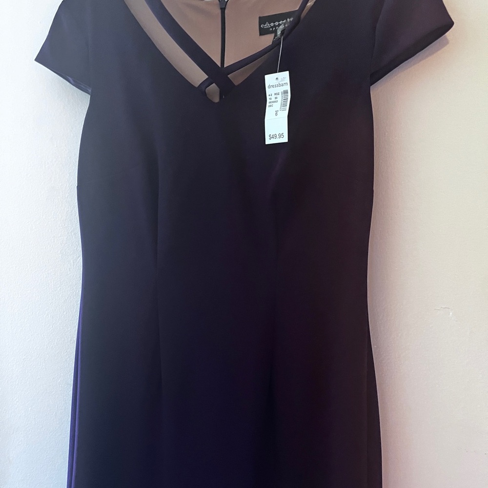 Connected Apparel Purple dress NWT